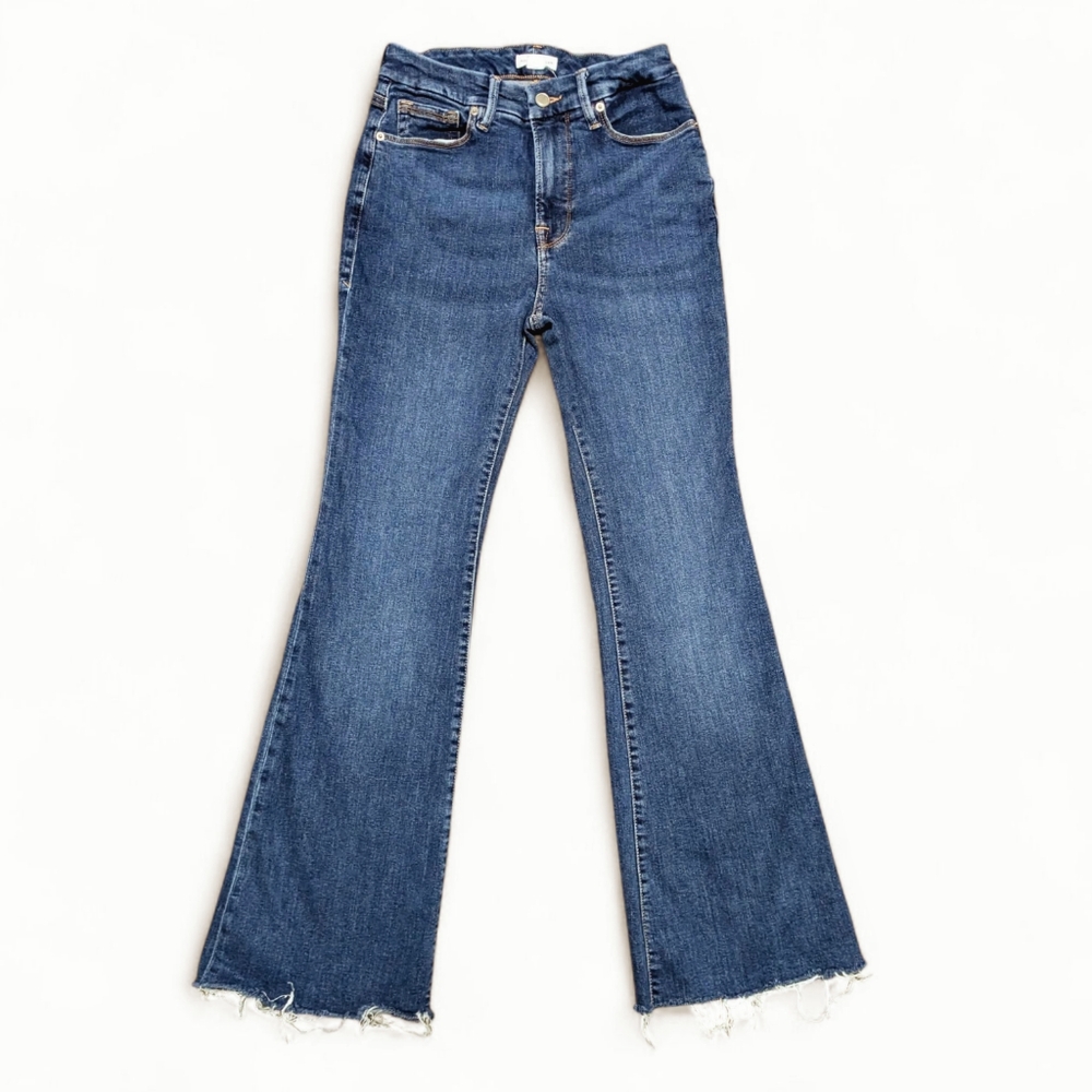 Good American Blue Flare Jeans